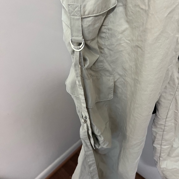 Zara Nylon Baggy Pants - Picture 2 of 5